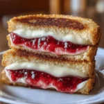 Fried Strawberry Cheesecake Sandwiches