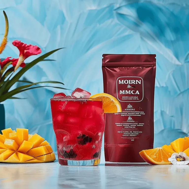 Hibiscus Mango Iced Tea