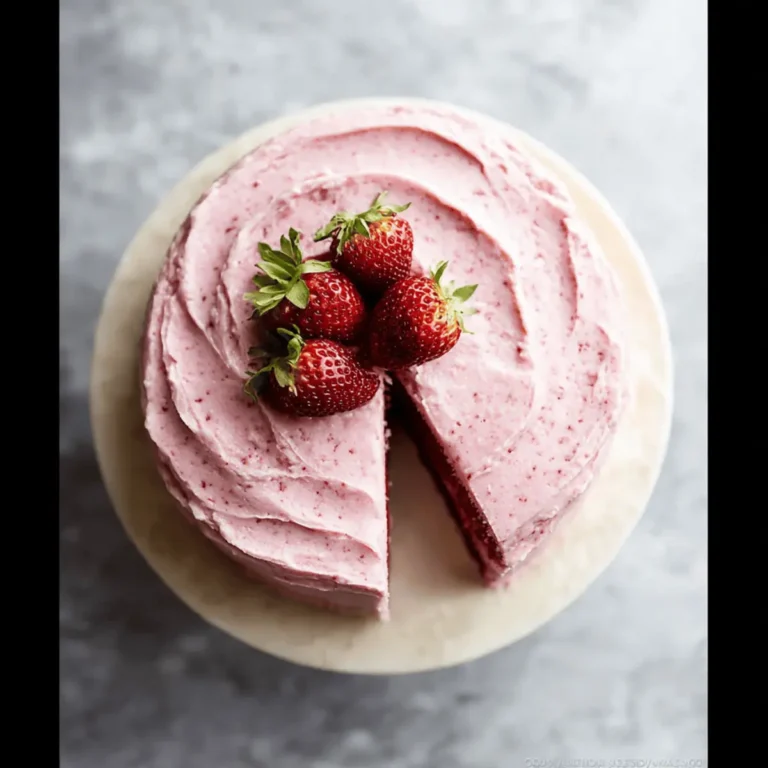 Homemade Strawberry Cake