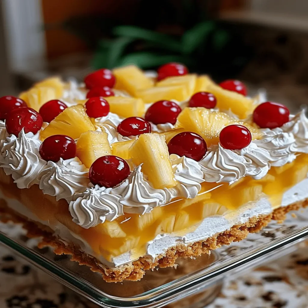 Juicy Pineapple Heaven Cake