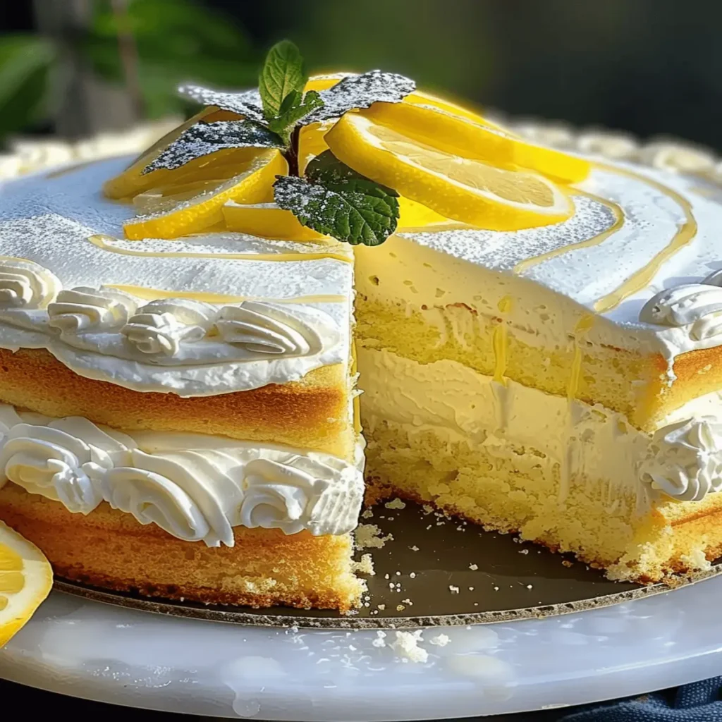 Limoncello Drizzle Mascarpone Cake