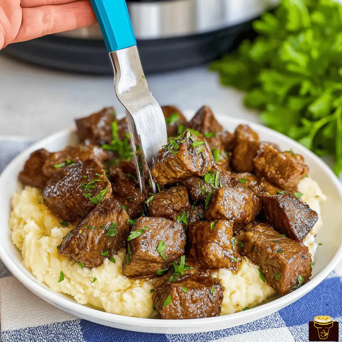Slow Cooker Garlic Butter Steak Bites: Irresistibly Tender Delight
