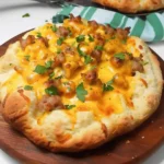 Biscuits and Sausage Gravy Breakfast Pizza