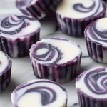 Blueberry Swirl Yogurt Bites Recipe for Dogs