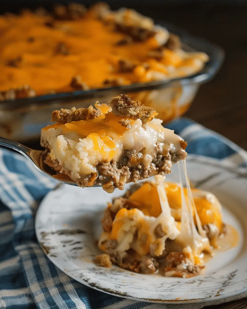 Cheesy Loaded Meatloaf Casserole: The Ultimate Cozy Comfort!