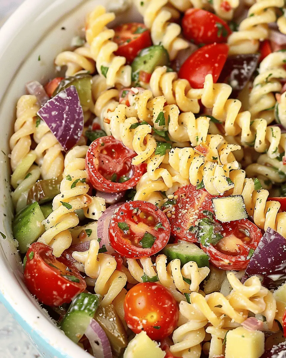 Classic Pasta Salad Recipe: Easy, Fresh, and Indulgent Flavor