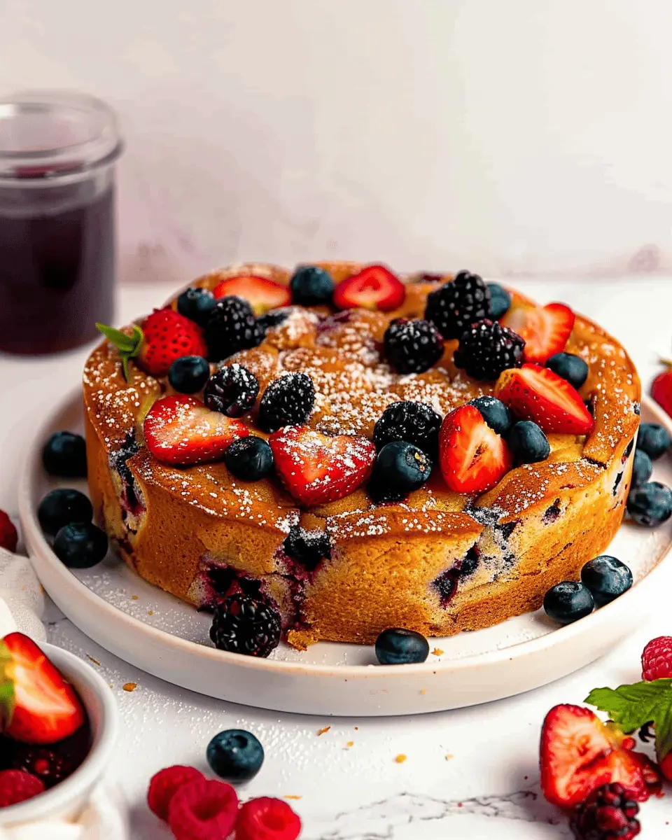 Easy Moist Mixed Berry Cake: Your New Favorite Dessert Recipe