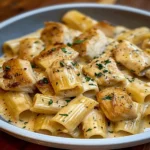 Garlic Parmesan Chicken Rigatoni