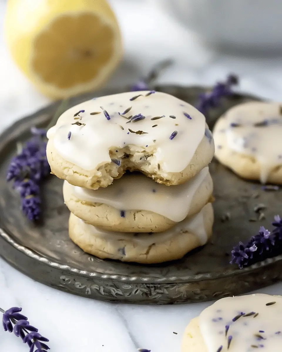 Glazed Lemon Lavender Cookies: Easy Recipe for Refreshing Treats