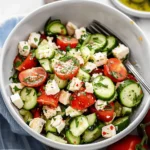 Greek Cucumber Tomato Feta Salad