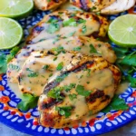Grilled Salsa Verde Pepper Jack Chicken