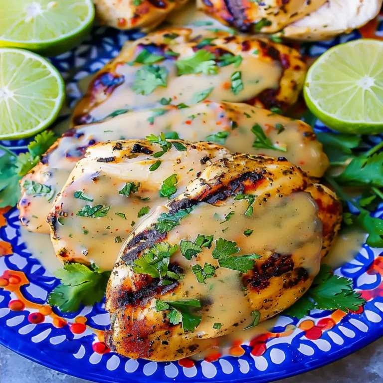 Grilled Salsa Verde Pepper Jack Chicken