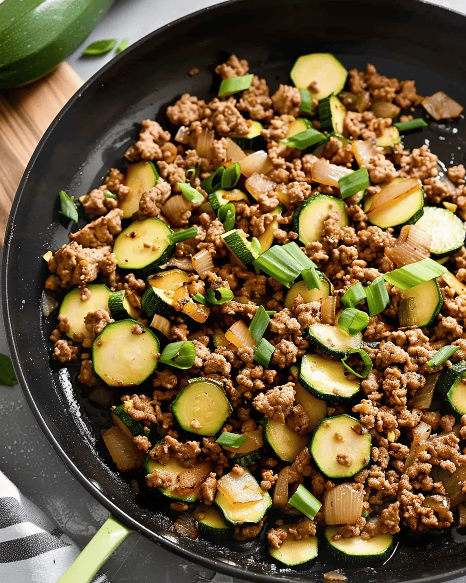 Ground Turkey Zucchini Skillet: Irresistibly Easy Weeknight Delight