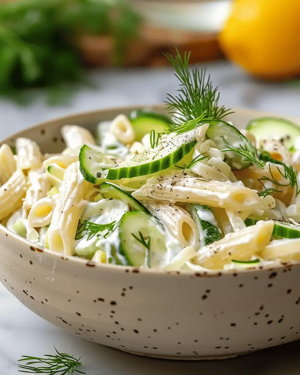 Healthy Cucumber Pasta Salad: Easy, Refreshing Summer Delight