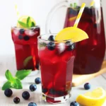 Homemade Blueberry Iced Tea