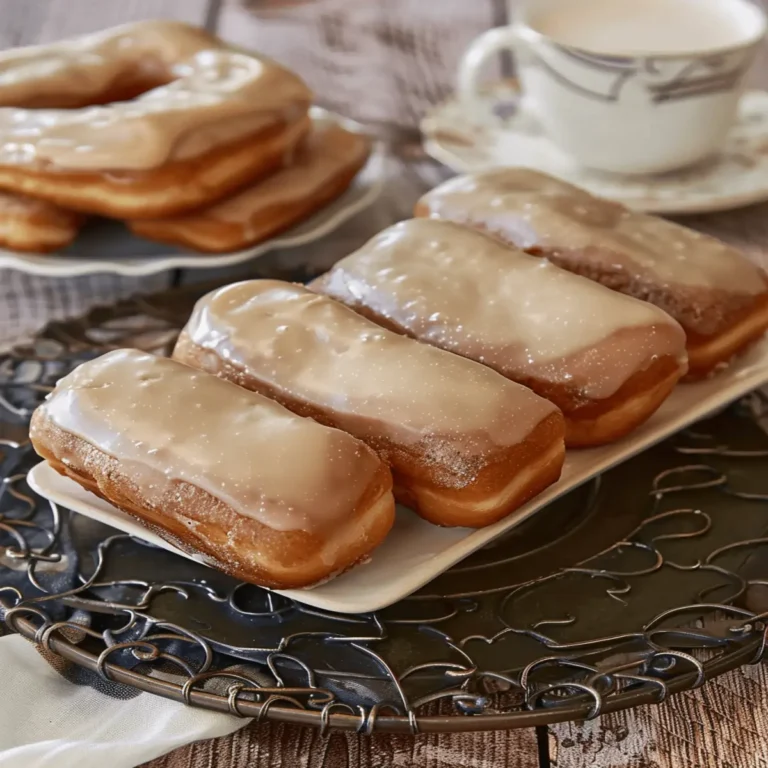 Homemade Maple Bar Donuts