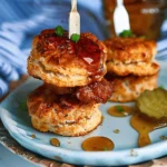 Hot Honey Chicken Biscuits