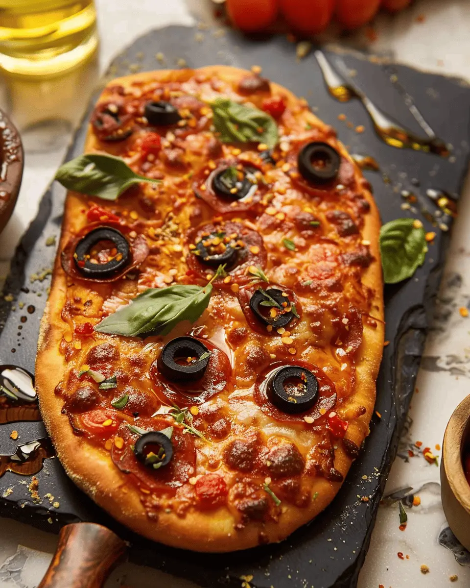 Hot Honey Garlic Bread Pizza: Irresistibly Cheesy Delight!