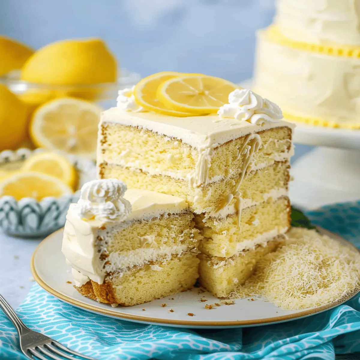 Italian Lemon Cream Cake Recipe: Irresistibly Light & Zesty
