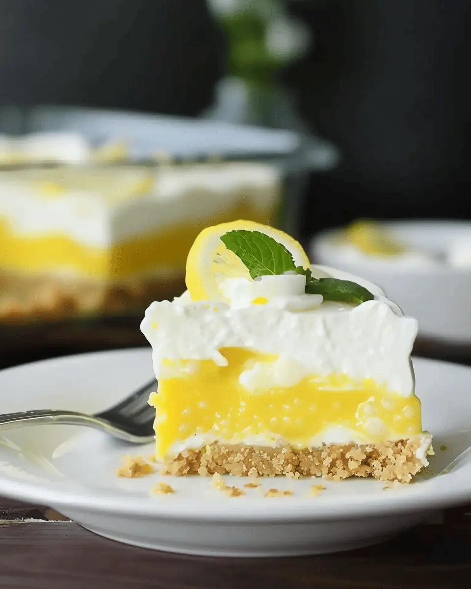 Lemon Cheesecake Delight Dessert: The Best Easy Recipe for You