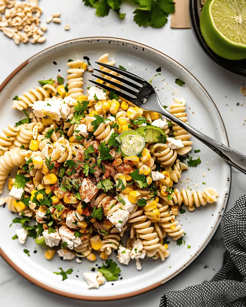 Mexican Street Corn Pasta Salad: Easy & Flavorful Family Delight