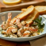 Shrimp Scampi with Garlic Bread