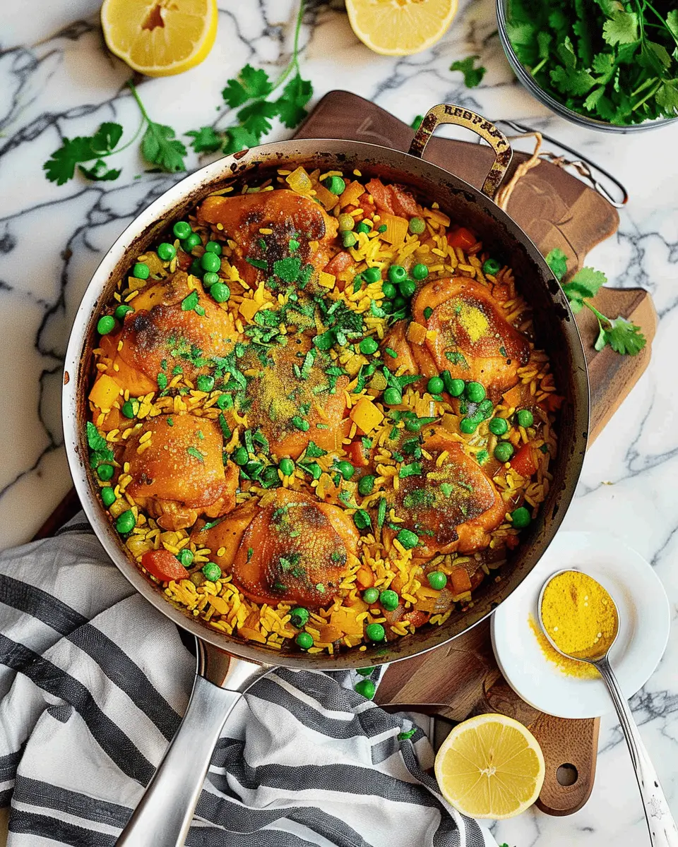 Spanish Chicken And Yellow Rice: A Flavorful Family Feast