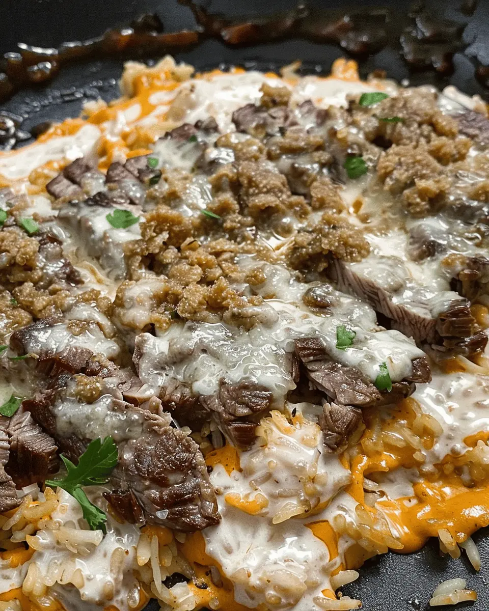 Steak Cheese and Rice: The Juicy Comfort Food You Crave