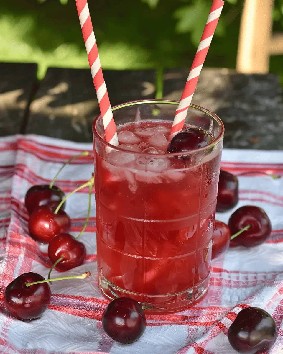 Sweet Cherry Shrub Recipe for Refreshing Homemade Drinks