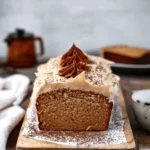 Coffee Loaf Cake with Espresso Frosting