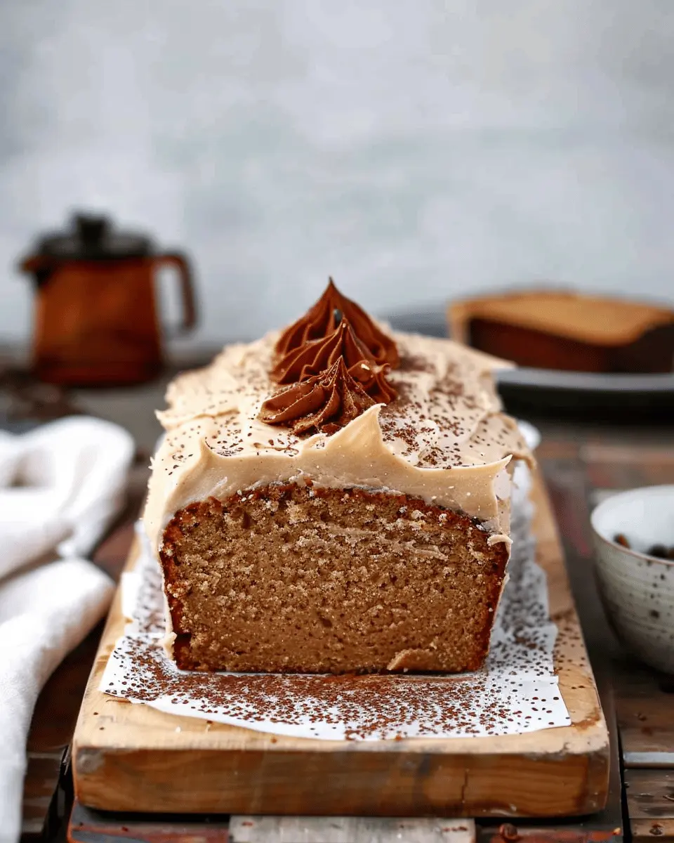 Coffee Loaf Cake with Espresso Frosting: The Ultimate Indulgent Treat
