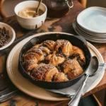 Chocolate Croissant Overnight Breakfast Casserole