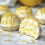 Lemon Coconut Cheesecake Bites