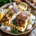 Garlic Butter Lemon Baked Cod