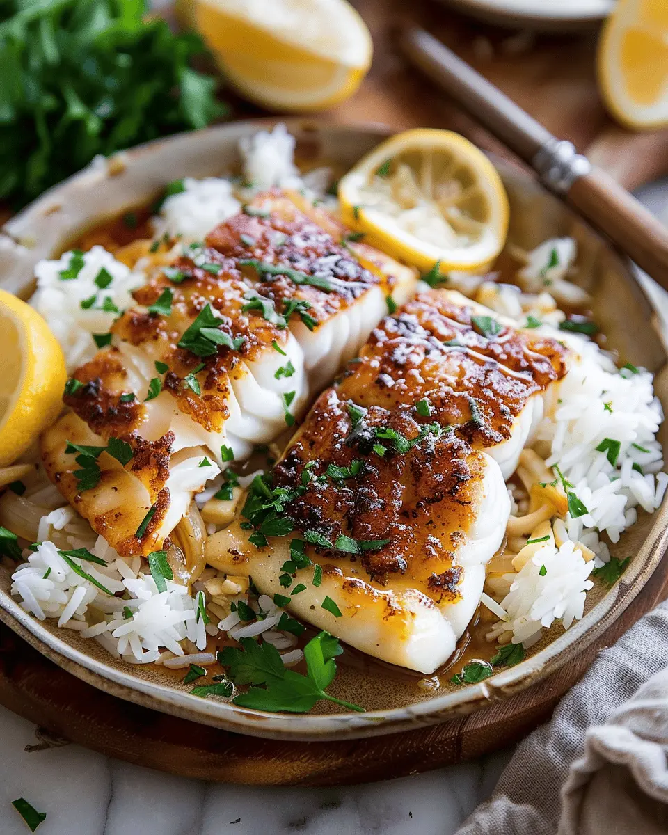Garlic Butter Lemon Baked Cod: A Juicy, Flavorful Delight