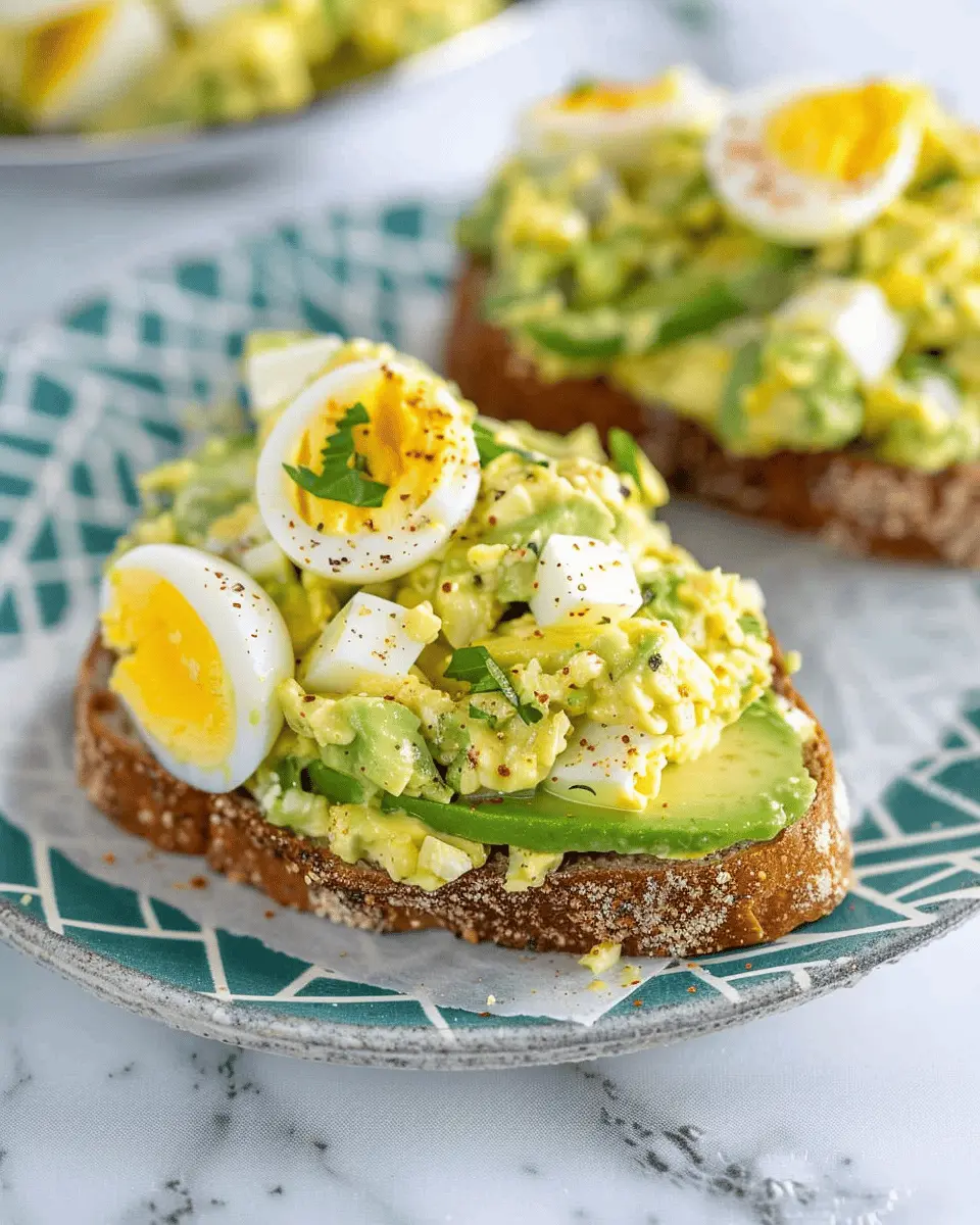 Easy Avocado Egg Salad: A Healthy Twist with Turkey Bacon