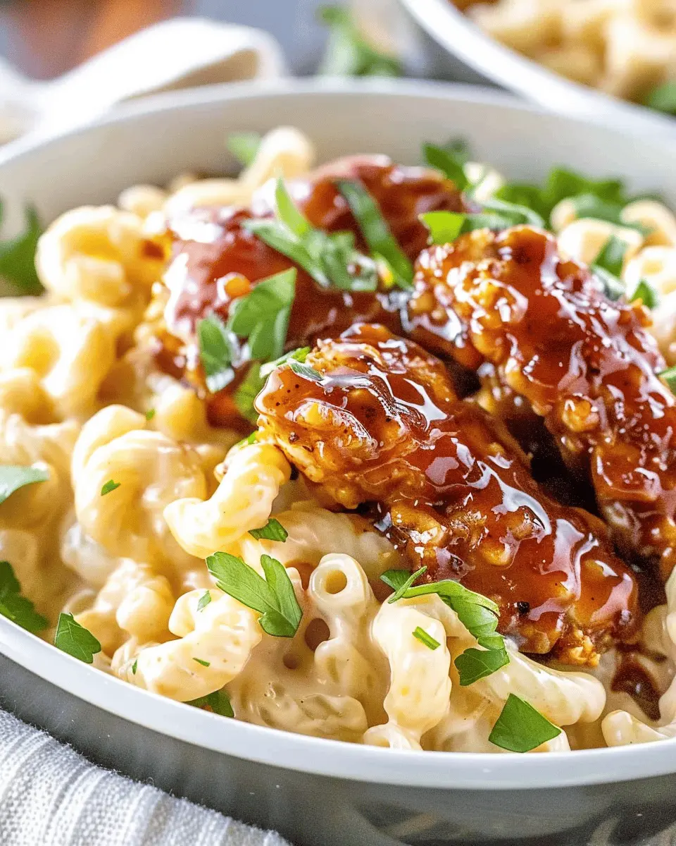 copycat applebee’s honey pepper chicken mac and cheese made easy