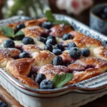 Blueberry Buttermilk Pancake Casserole