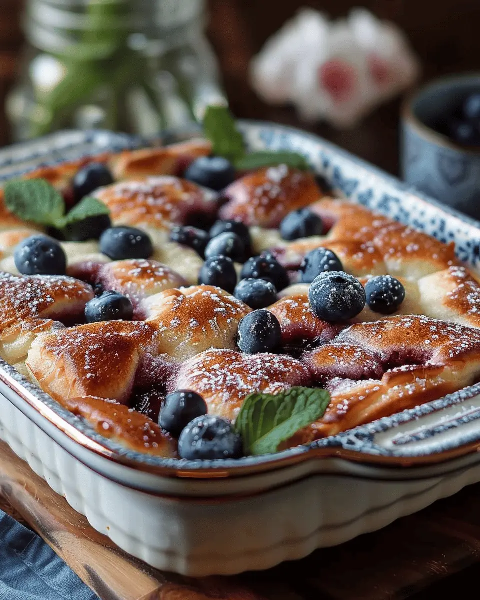 Blueberry Buttermilk Pancake Casserole: Easy Family Breakfast Delight