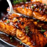 Honey Garlic Glazed Salmon