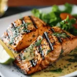 Grilled Salmon with Dijon Mustard Sauce