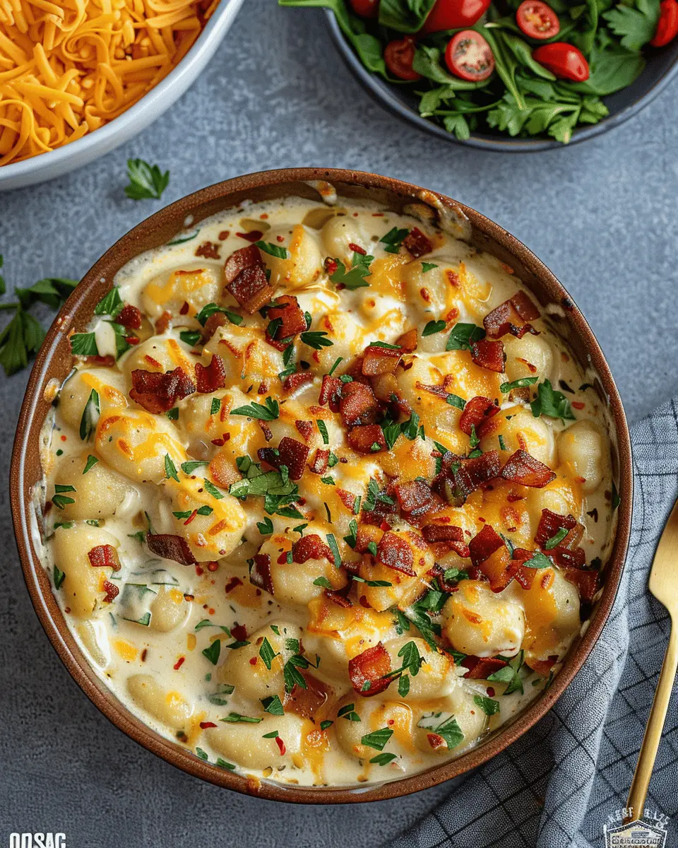 Creamy Crack Chicken Gnocchi: Indulgent Comfort Food Recipe