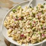 French Onion Dip Pasta Salad