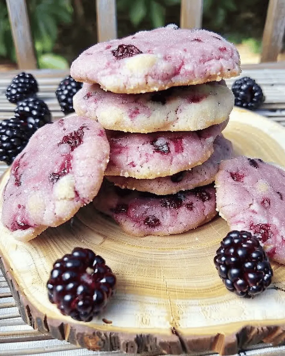 Black Raspberry and Lemon Shortbread Cookies: The Best Homemade Treat