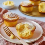 Muffins mit Vanillepudding