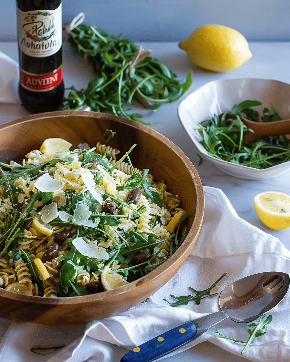 Lemon Arugula Pasta Salad: A Refreshing and Easy Delight