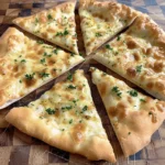 High Protein Cheesy Garlic Pizza