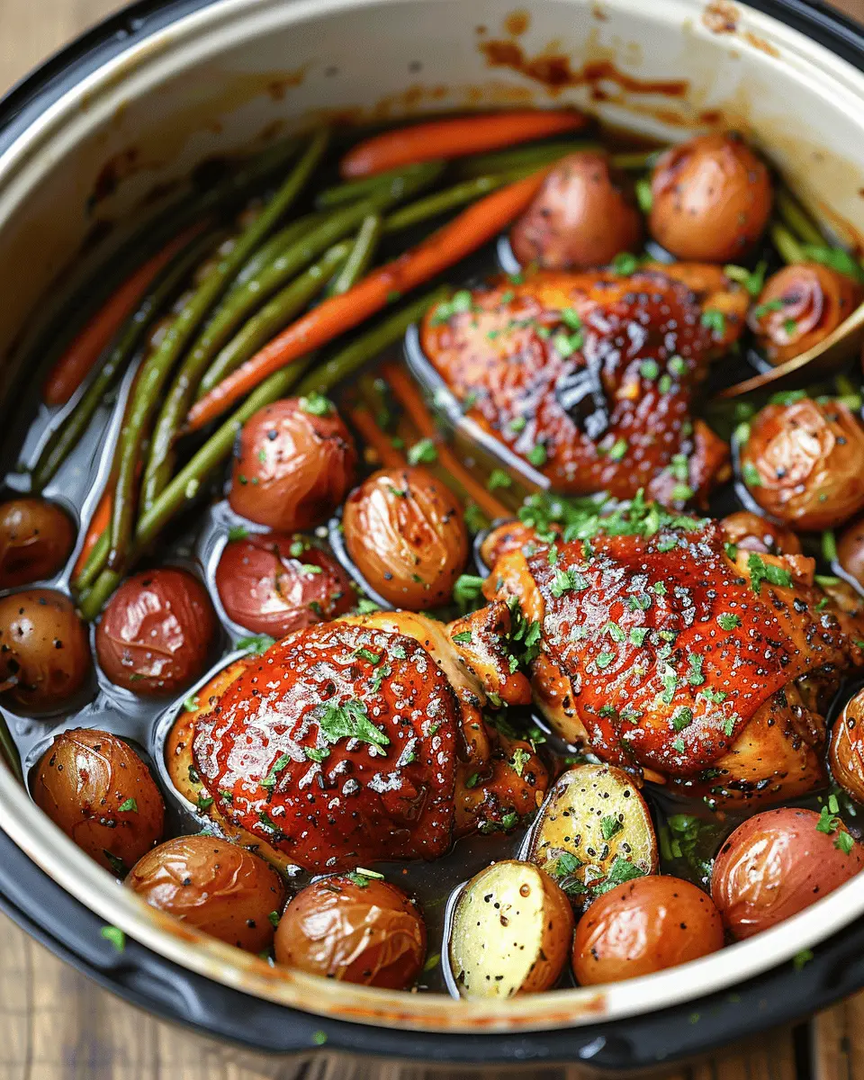 Slow Cooker Honey Garlic Chicken: Easy Comfort Food Delight