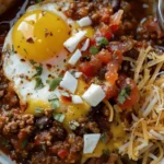 Breakfast Chili and Eggs