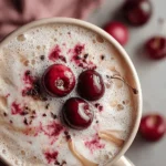 Cherry Vanilla Tea Latte